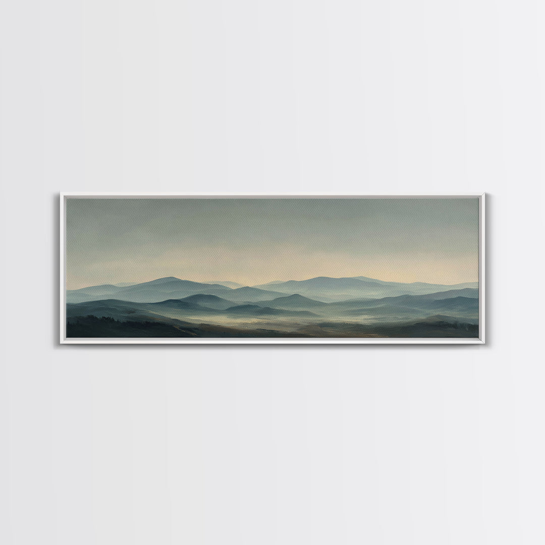 Rocky Scottish Highland Framed Canvas Print, Landscape Art, Set of 3 Prints, Living Room Decor, Fine Art, Horizon, LAN-3x1-81