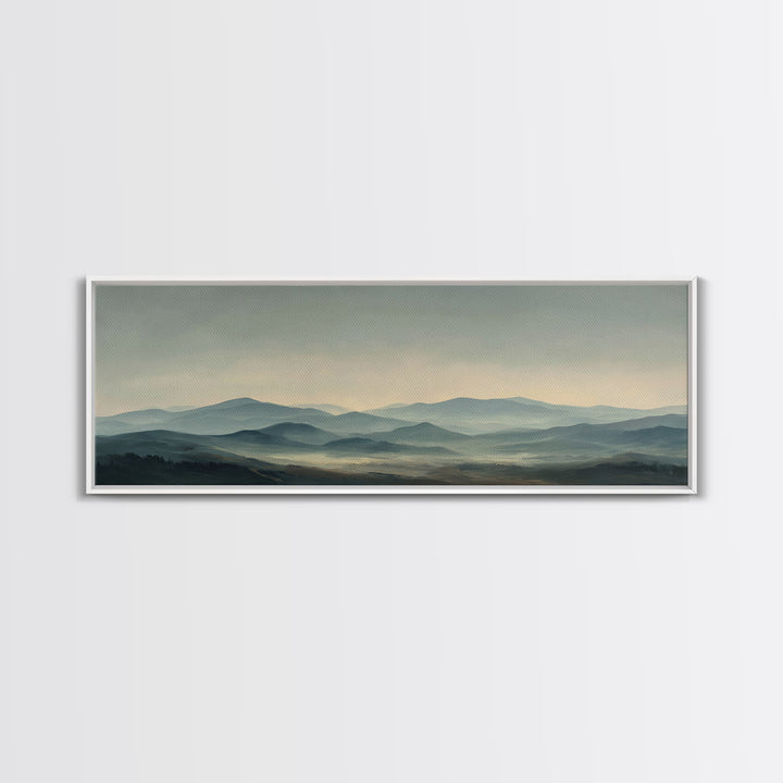 Rocky Scottish Highland Framed Canvas Print, Landscape Art, Set of 3 Prints, Living Room Decor, Fine Art, Horizon, LAN-3x1-81