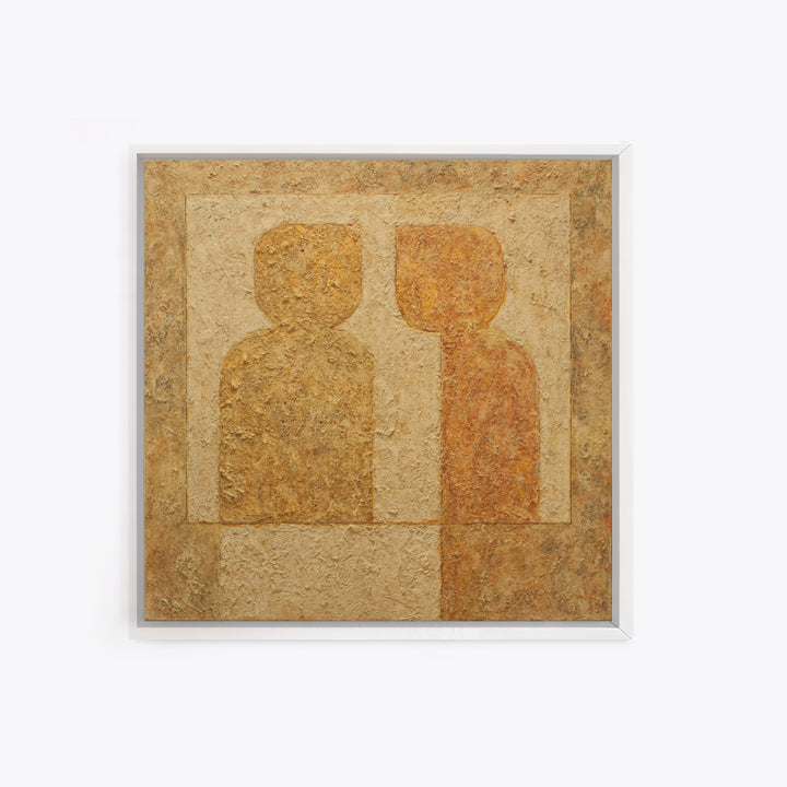 Single Line Couple Embracing Softly Canvas Print, Line Art, Neutral Decor, Living Room Decor, Abstract Art, Line, Wall Decor, LIN-1x1-50