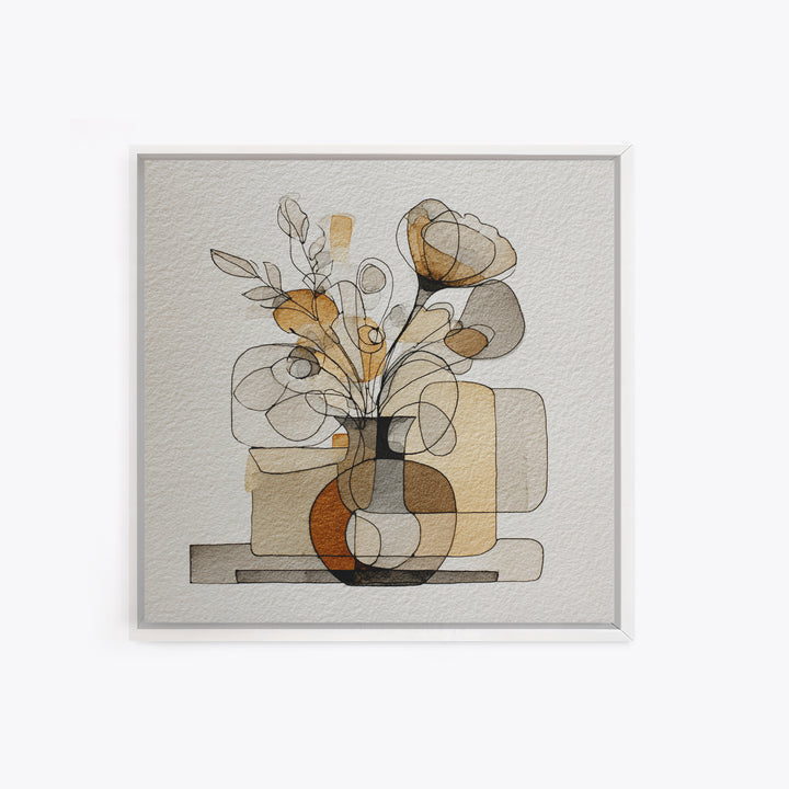Minimal Nude Figure Canvas Print, Line Art, Minimalist Decor, Living Room Decor, Fine Art, Line, Boho Wall Art, Wall Art Print, LIN-1x1-9
