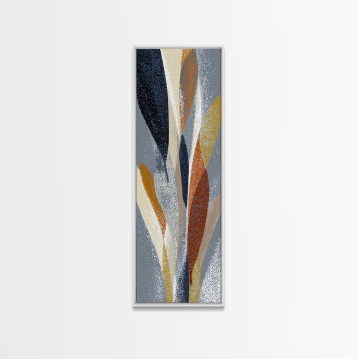 Abstract Lips and Hand Fashion Sketch Framed Canvas Print, Line Art, Statement Artwork, Living Room Decor, Abstract Art, Line, LIN-1x3-54