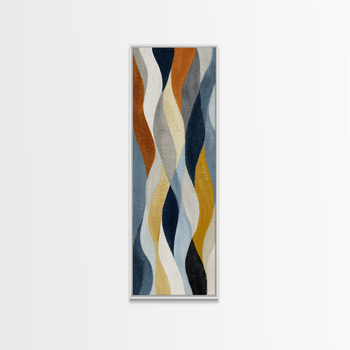 Minimal Angel Wing Contour Canvas Print, Line Art, Custom Portrait, Living Room Decor, Fine Art, Line, Living Room Wall Art, LIN-1x3-57