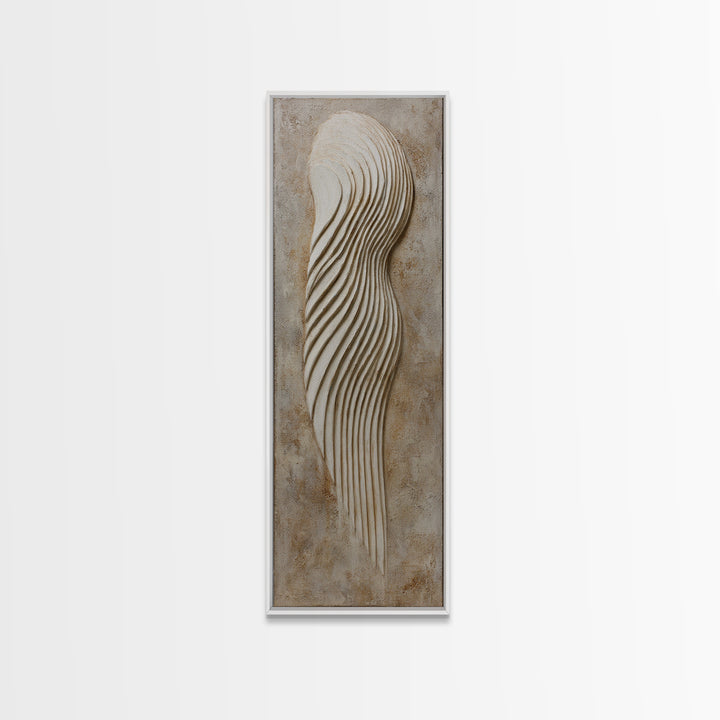 Minimal Angel Wing Contour Canvas Print, Line Art, Home Decor, Living Room Decor, Abstract Art, Line, Modern Wall Art, LIN-1x3-9