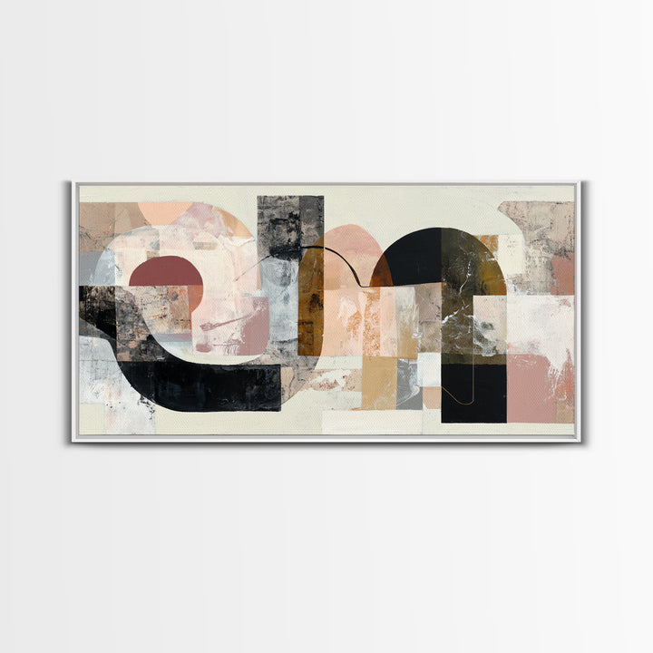 Two Hands Nearly Touching Canvas Print, Line Art, Minimalist Wall Art, Living Room Decor, Abstract Art, Line, Fine Art Print, LIN-2x1-49