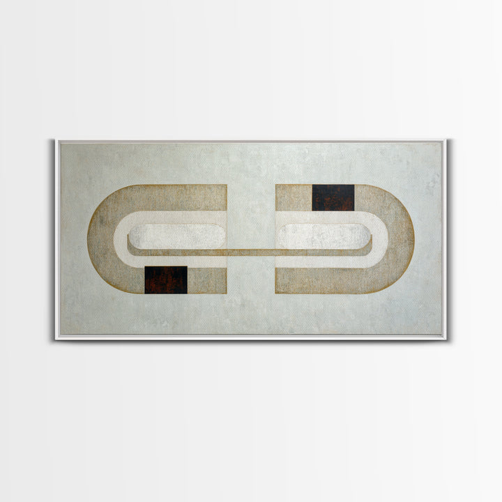 Minimal Nude Figure Canvas Print, Line Art, Jesus Wall Art, Living Room Decor, Oil Painting, Line, Statement Artwork, LIN-2x1-53
