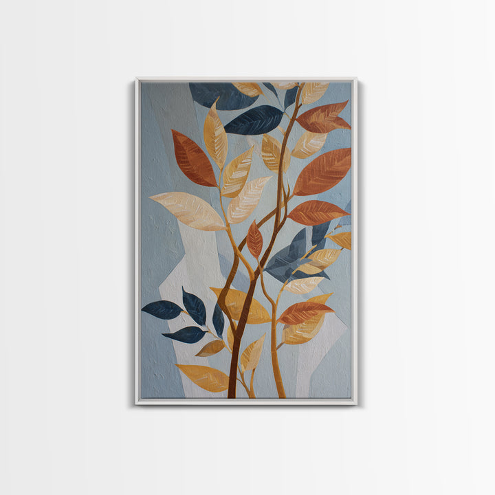 Botanical Branch Drawn Canvas Print, Line Art, Canvas Art, Living Room Decor, Fine Art, Line, Jesus Wall Art, Gallery Wall Art, LIN-2x3-11