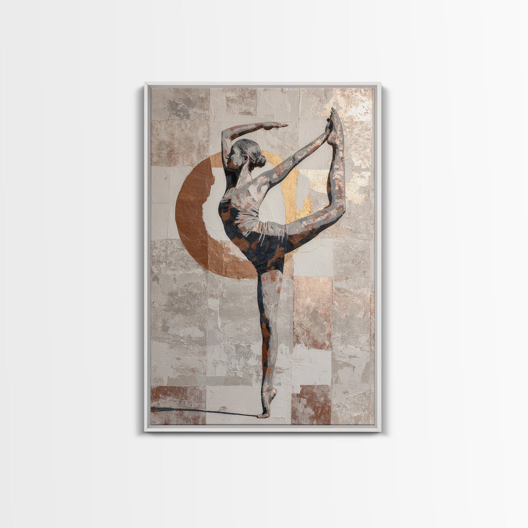 Single Line Yoga Pose Framed Canvas Print, Line Art, Boho Decor, Living Room Decor, Line, Minimalist Art, Modern Decor, LIN-2x3-25