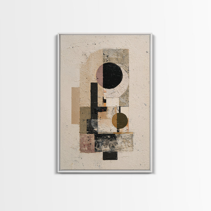 Minimal Eyes and Nose Composition Framed Canvas Print, Line Art, Digital Wall Art, Living Room Decor, Fine Art, Line, LIN-2x3-46