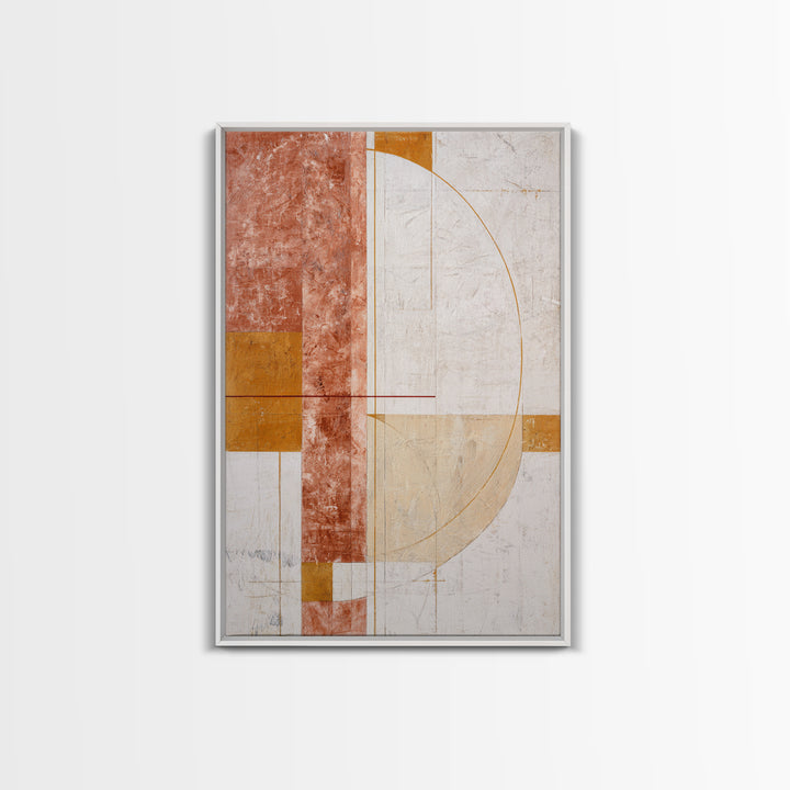 Minimal Angel Wing Contour Framed Canvas Print, Line Art, Gallery Wall Art, Living Room Decor, Abstract Art, Line, LIN-2x3-53