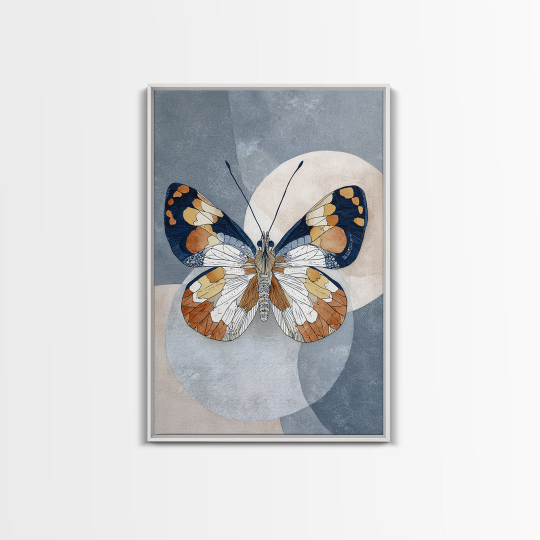 Line Art Butterfly Canvas Print, Line Art, Printable Art, Living Room Decor, Abstract Art, Line, Gallery Wall Art, LIN-2x3-54