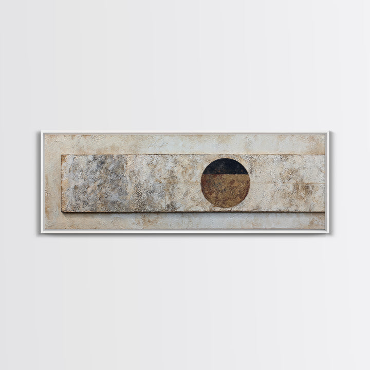 Minimal Eyes and Nose Composition Canvas Print, Line Art, Modern Decor, Living Room Decor, Abstract Art, Line, Contemporary Art, LIN-3x1-6