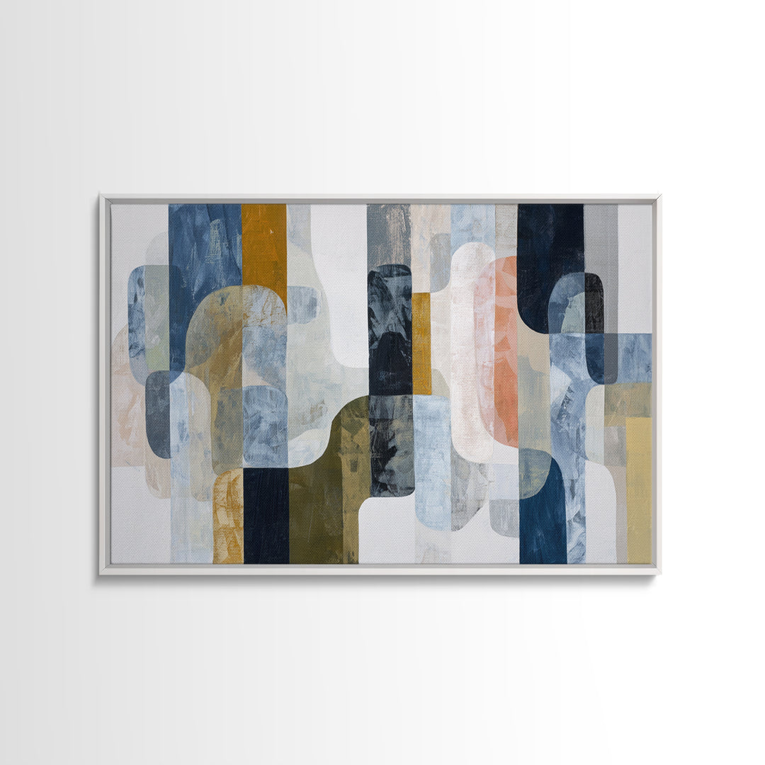 Two Hands Nearly Touching Canvas Print, Line Art, Luxury Decor, Living Room Decor, Abstract Art, Line, Printable, LIN-3x2-33