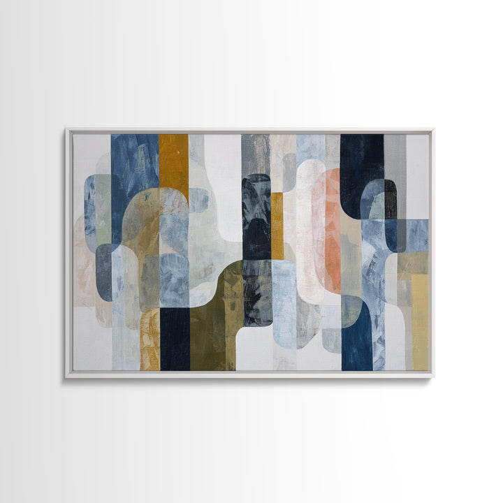 Two Hands Nearly Touching Canvas Print, Line Art, Luxury Decor, Living Room Decor, Abstract Art, Line, Printable, LIN-3x2-33