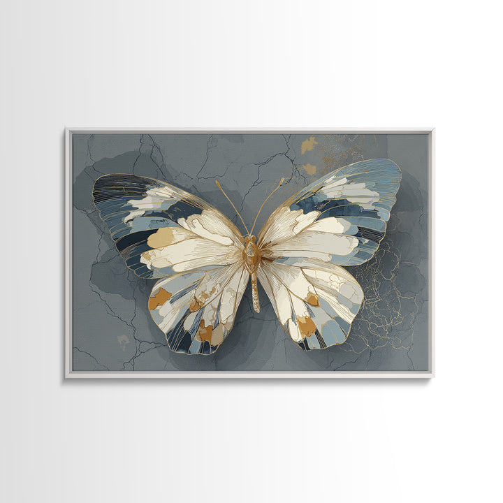 Line Art Butterfly Canvas Print, Line Art, Fine Art Print, Living Room Decor, Fine Art, Line, Wall Decor, Custom Portrait, LIN-3x2-98