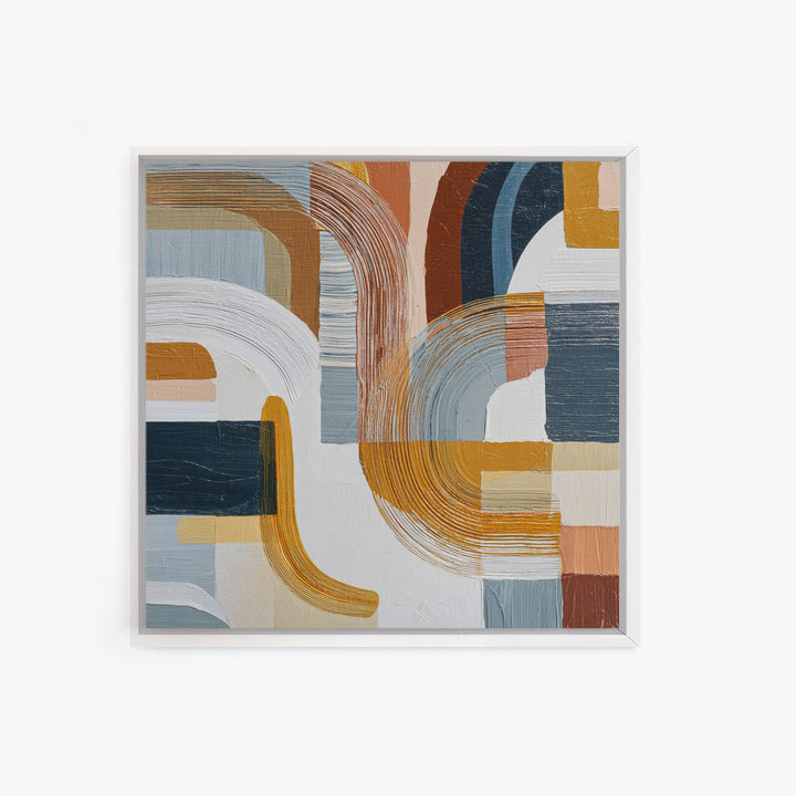 Large Statement Abstract Framed Canvas Print, Living Room Art, Modern Decor, Living Room Decor, Abstract Art, Living, LIR-1x1-1