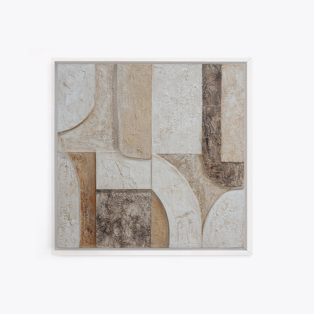 Textured Plaster Abstract Canvas Print, Living Room Art, Fine Art Print, Living Room Decor, Abstract Art, Living, Wall Decor, LIR-1x1-5