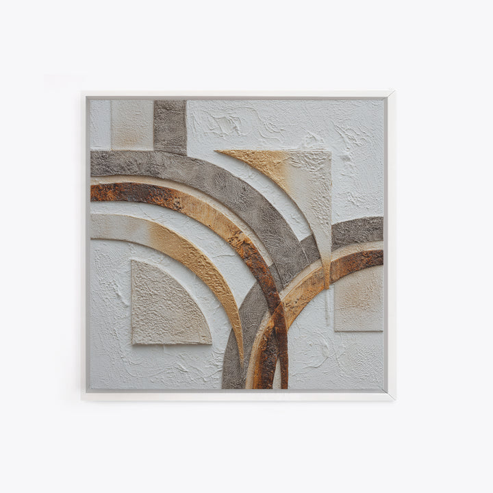 Textured Plaster Abstract Framed Canvas Print, Living Room Art, Textured Painting, Living Room Decor, Abstract Art, Living, LIR-1x1-53
