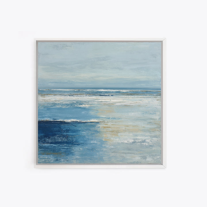 Moody Seascape for Dramatic Focal Point Canvas Print, Living Room Art, Bedroom Wall Art, Living Room Decor, Oil Painting, LIR-1x1-54