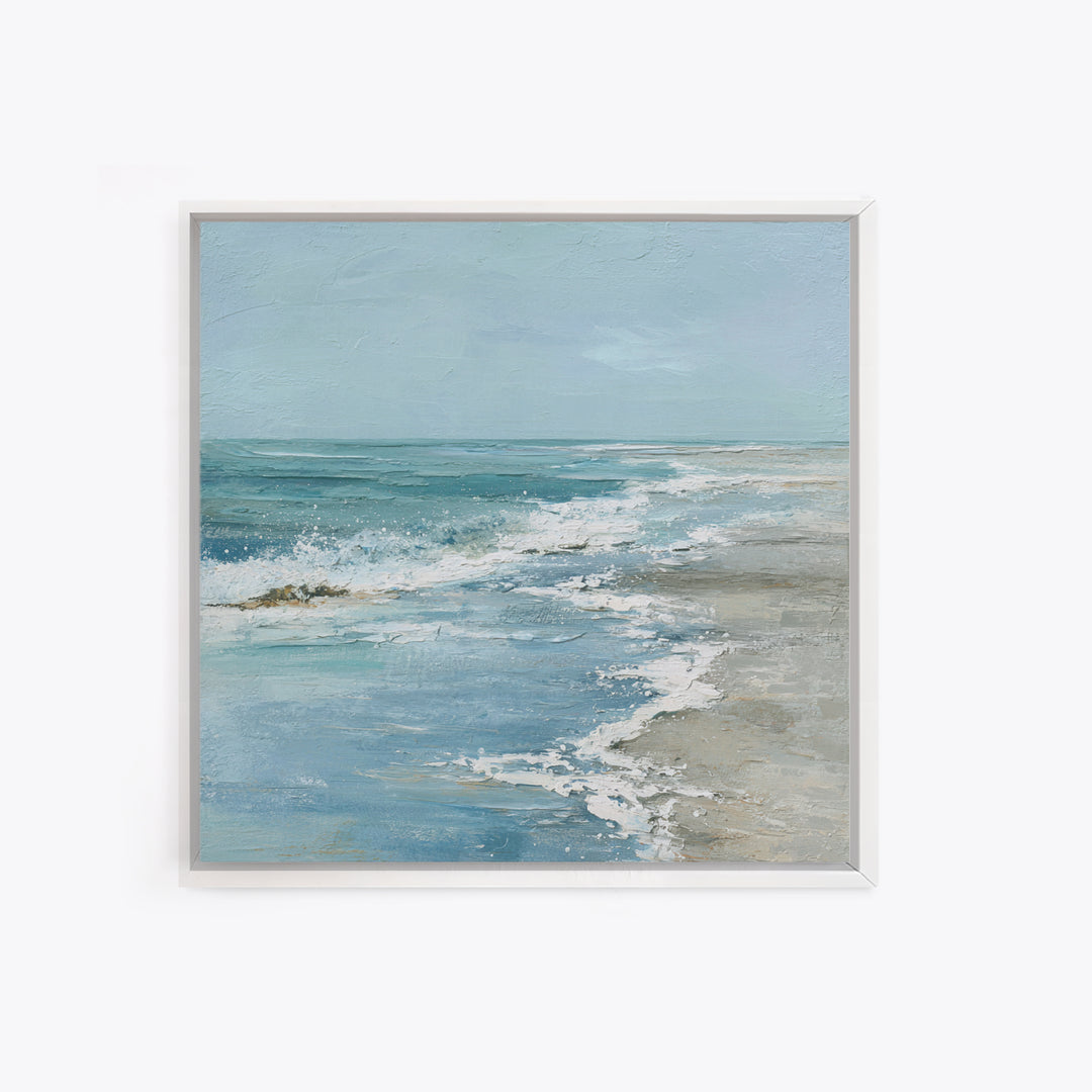 Moody Seascape for Dramatic Focal Point Canvas Print, Living Room Art, Abstract Wall Art, Living Room Decor, Living, Home Decor, LIR-1x1-6