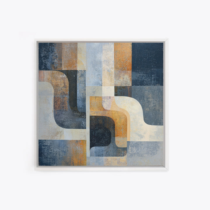 Monochrome Stone Texture Abstraction Canvas Print, Living Room Art, Luxury Decor, Living Room Decor, Abstract Art, Living, LIR-1x1-69