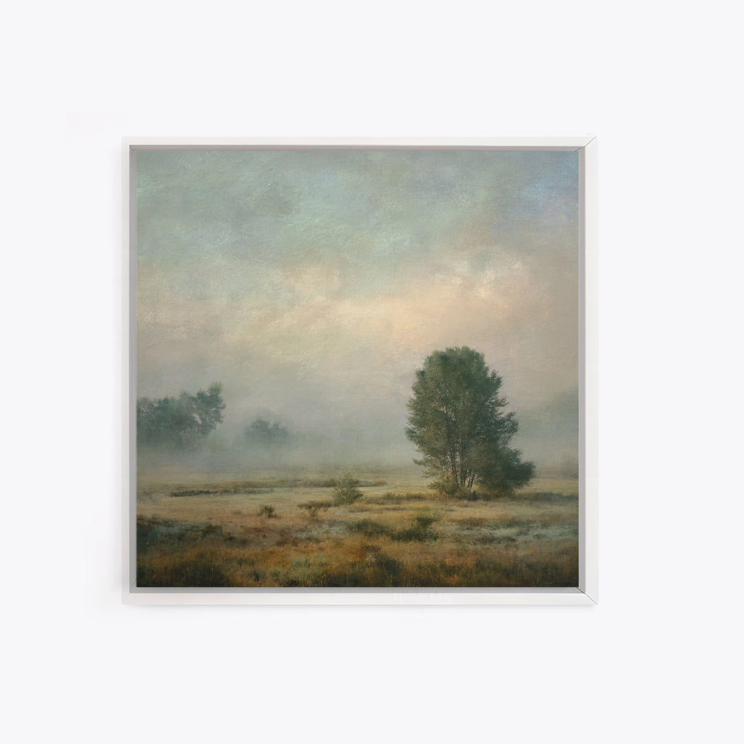 Quiet Meadow Landscape Framed Canvas Print, Living Room Art, Living Room Wall Art, Living Room Decor, Fine Art, Living, LIR-1x1-71