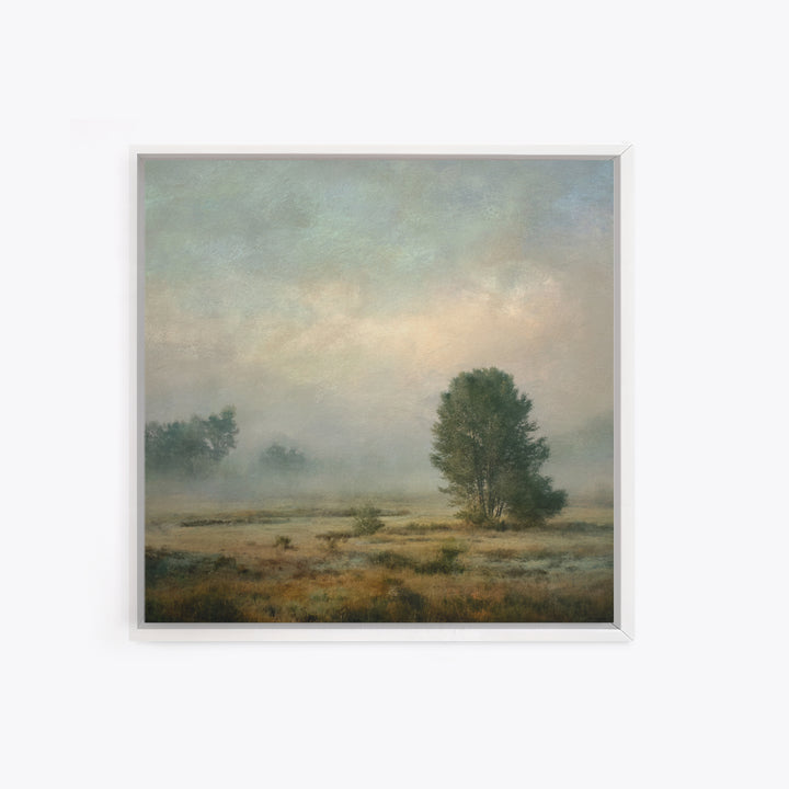 Quiet Meadow Landscape Framed Canvas Print, Living Room Art, Living Room Wall Art, Living Room Decor, Fine Art, Living, LIR-1x1-71