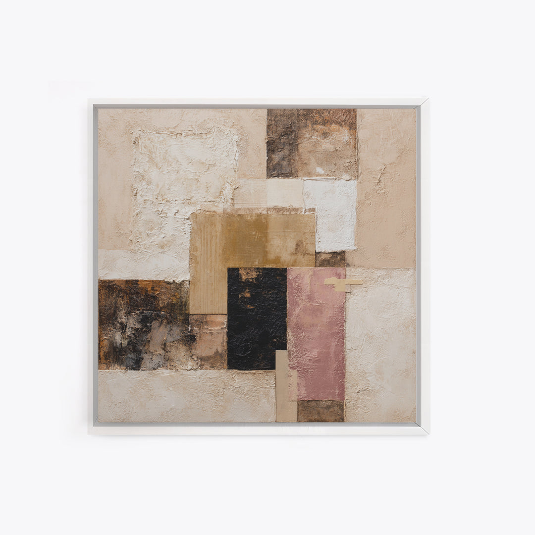 Textured Plaster Abstract Canvas Print, Living Room Art, Art, Living Room Decor, Fine Art, Living, Art Nouveau, Abstract Art, LIR-1x1-77