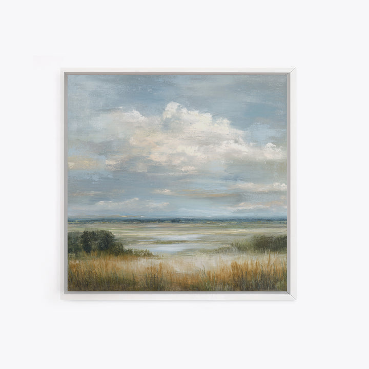 Large Cloudscape with Gentle Movement Canvas Print, Living Room Art, Room Decor, Living Room Decor, Fine Art, Living, LIR-1x1-91
