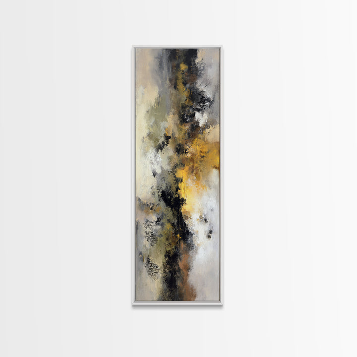 Classic Mountain Panorama for Cozy Interiors Canvas Print, Living Room Art, Modern Wall Art, Living Room Decor, Oil Painting, LIR-1x3-100