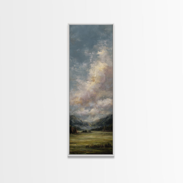 Quiet Meadow Landscape Canvas Print, Living Room Art, Bedroom Decor, Living Room Decor, Fine Art, Living, Bedroom Wall Art, LIR-1x3-11