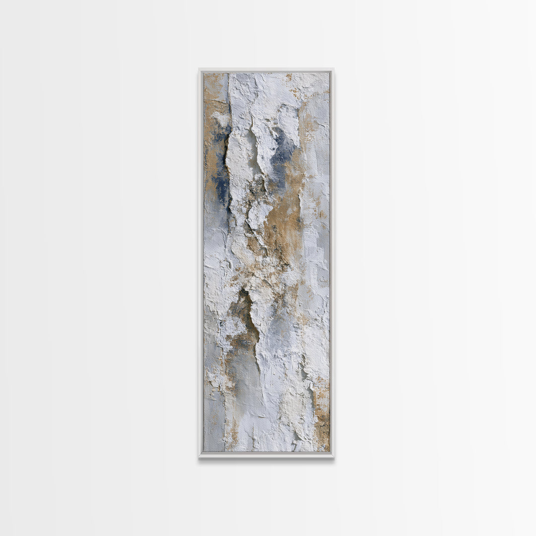 Textured Plaster Abstract Canvas Print, Living Room Art, Art, Living Room Decor, Fine Art, Living, Art Nouveau, Abstract Art, LIR-1x3-17
