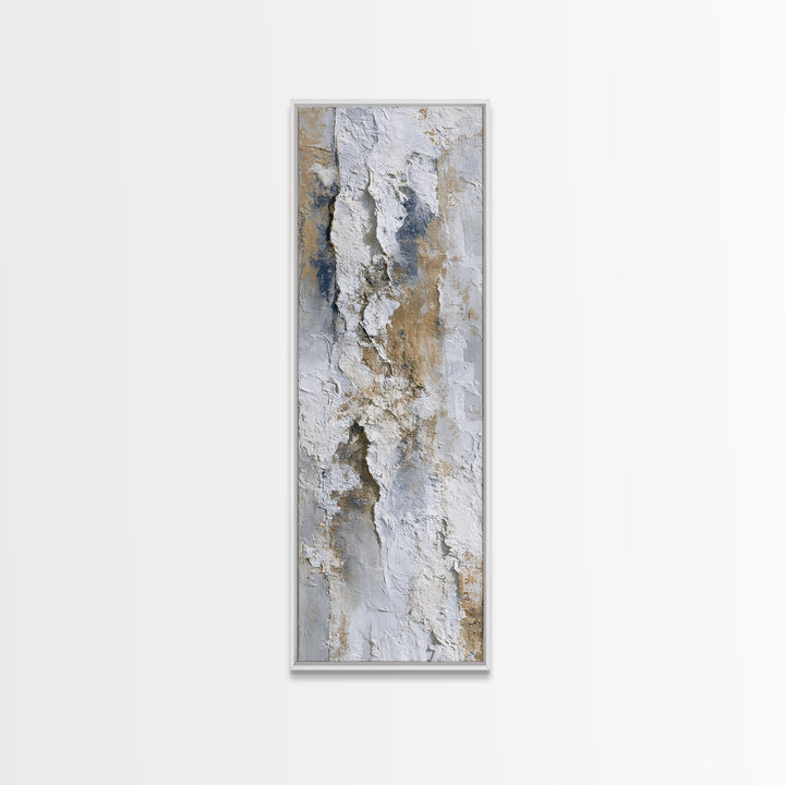 Textured Plaster Abstract Canvas Print, Living Room Art, Art, Living Room Decor, Fine Art, Living, Art Nouveau, Abstract Art, LIR-1x3-17