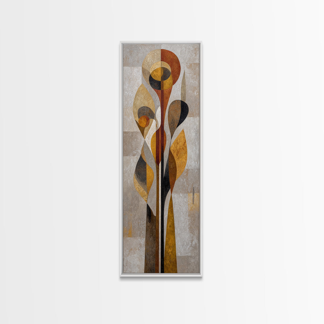 Abstract Organic Shapes Framed Canvas Print, Living Room Art, Printable Wall Art, Living Room Decor, Abstract Art, Living, LIR-1x3-3
