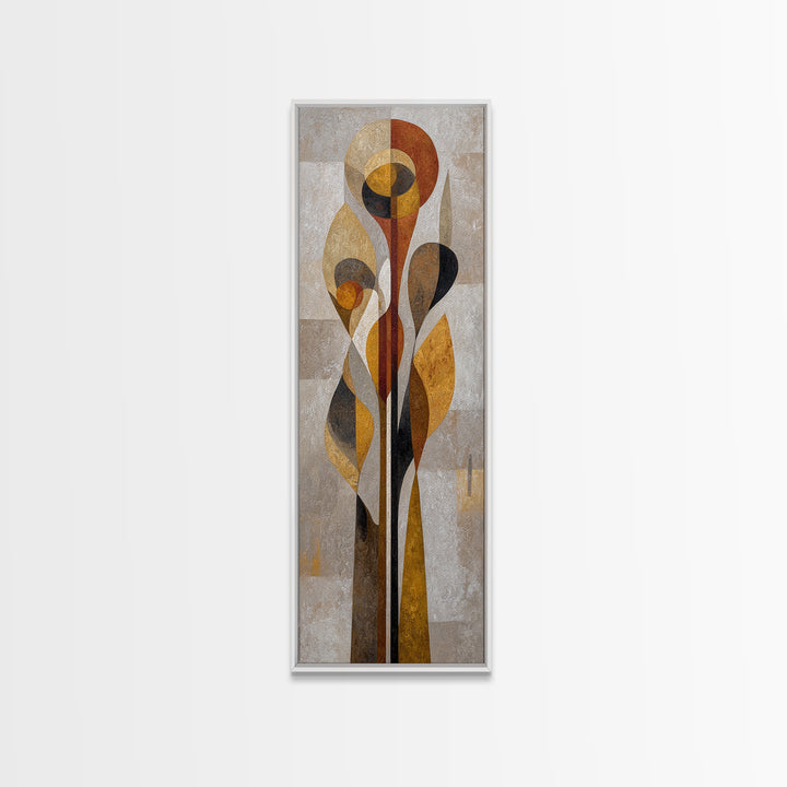 Abstract Organic Shapes Framed Canvas Print, Living Room Art, Printable Wall Art, Living Room Decor, Abstract Art, Living, LIR-1x3-3