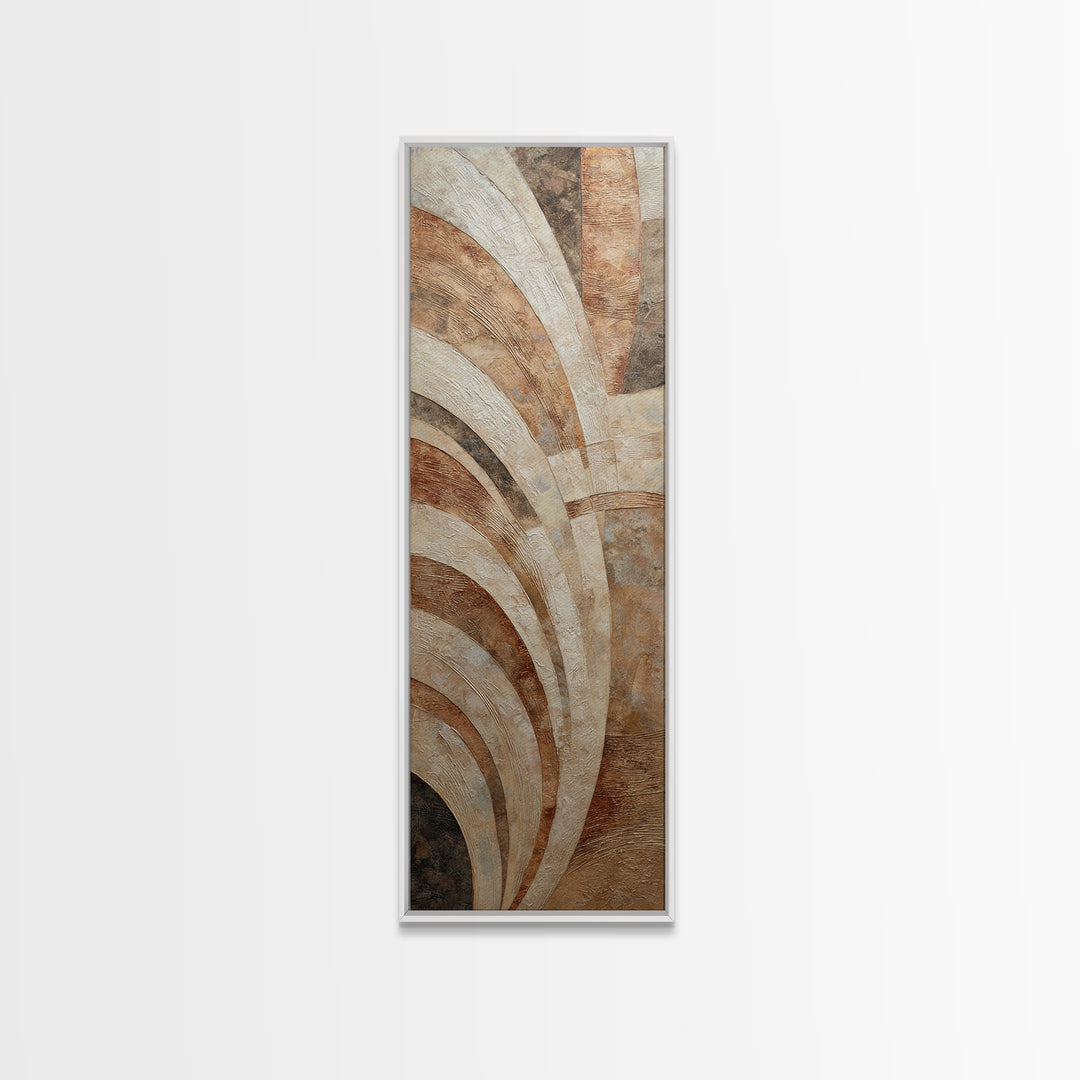 Textured Plaster Abstract Canvas Print, Living Room Art, Oversized Wall Art, Living Room Decor, Abstract Art, Living, LIR-1x3-41