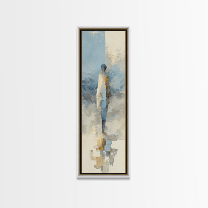 Oversized Line Figure Canvas Print, Living Room Art, Fine Art Print, Living Room Decor, Oil Painting, Living, Wall Decor, LIR-1x3-5