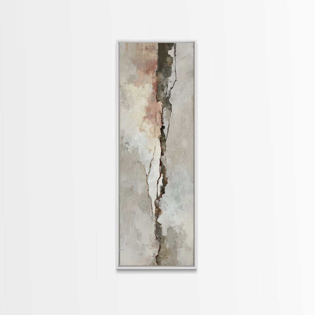 Oversized Line Figure Framed Canvas Print, Living Room Art, Textured Painting, Living Room Decor, Fine Art, Living, LIR-1x3-53