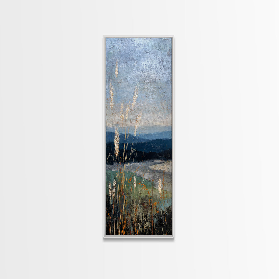 Quiet Meadow Landscape Framed Canvas Print, Living Room Art, Living Room Wall Art, Living Room Decor, Fine Art, Living, LIR-1x3-83