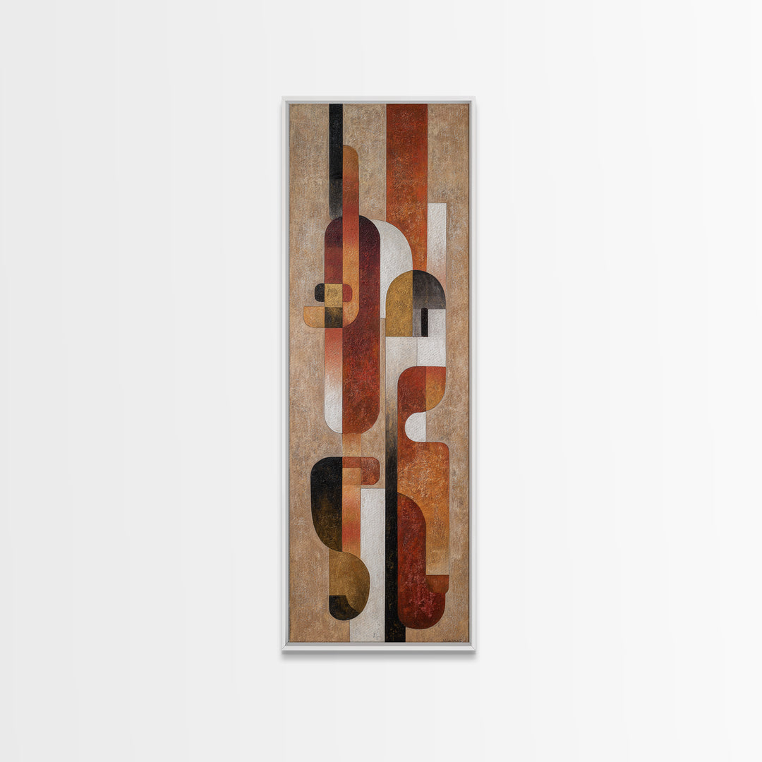 Large Statement Abstract Canvas Print, Living Room Art, Mid Century Modern, Living Room Decor, Abstract Art, Living, LIR-1x3-85