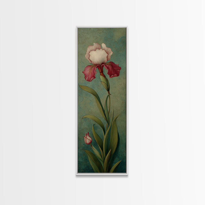 Botanical Vase Painting Canvas Print, Living Room Art, Living Room Decor, Watercolor Art, Living, Oil Painting, LIR-1x3-86