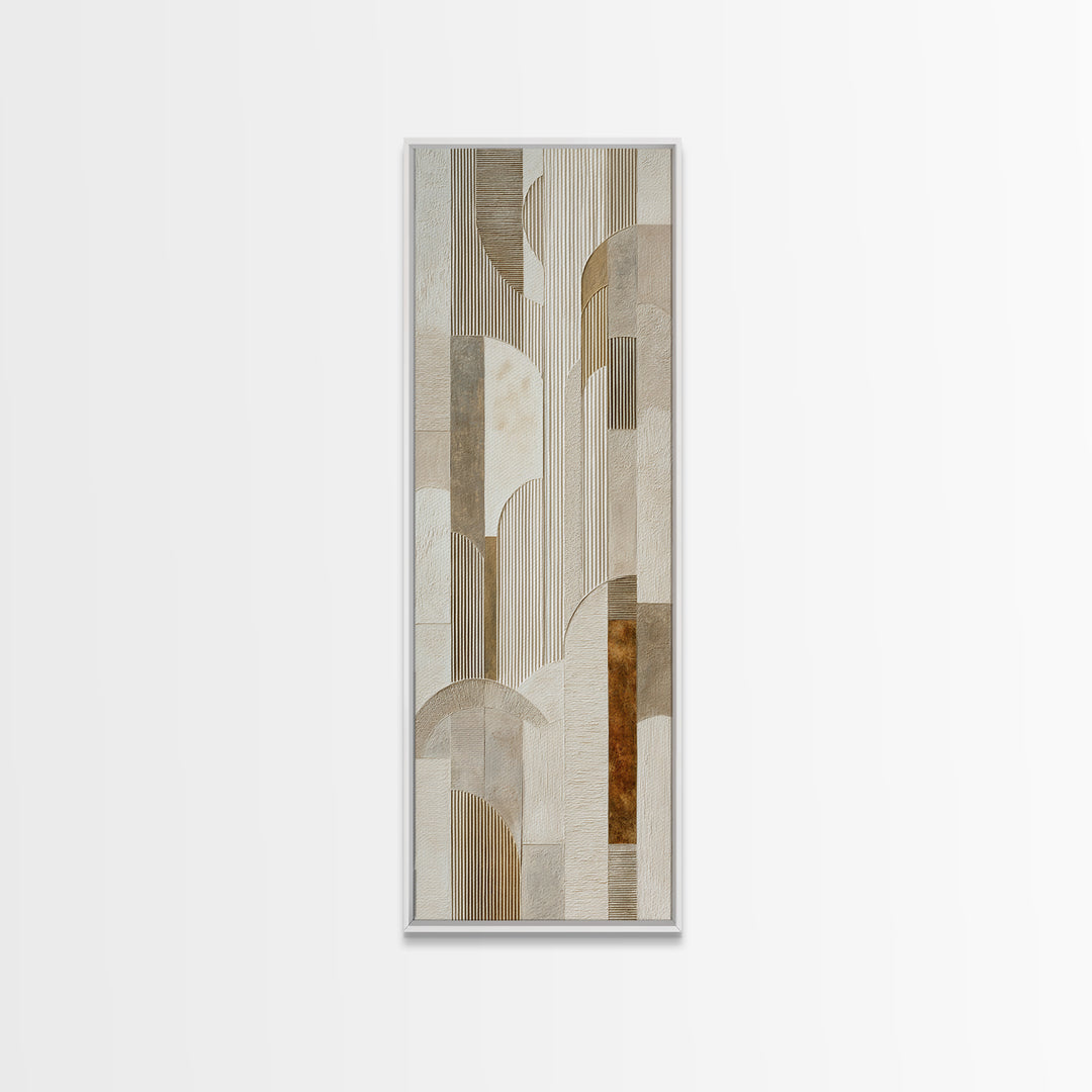 Textured Plaster Abstract Canvas Print, Living Room Art, Living Room Wall Art, Living Room Decor, Abstract Art, Living, LIR-1x3-89