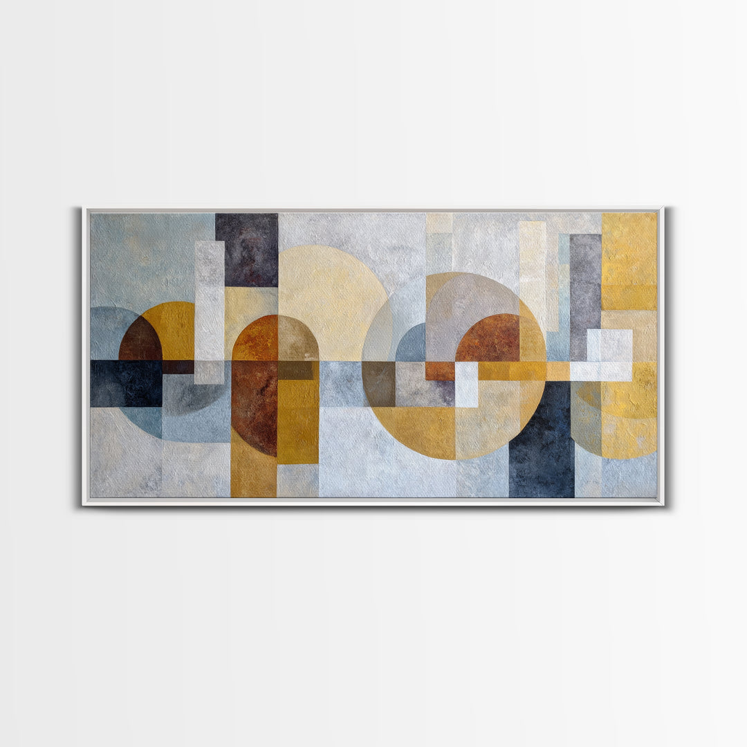 Large Statement Abstract Framed Canvas Print, Living Room Art, Digital Wall Art, Living Room Decor, Fine Art, Living, LIR-2x1-45