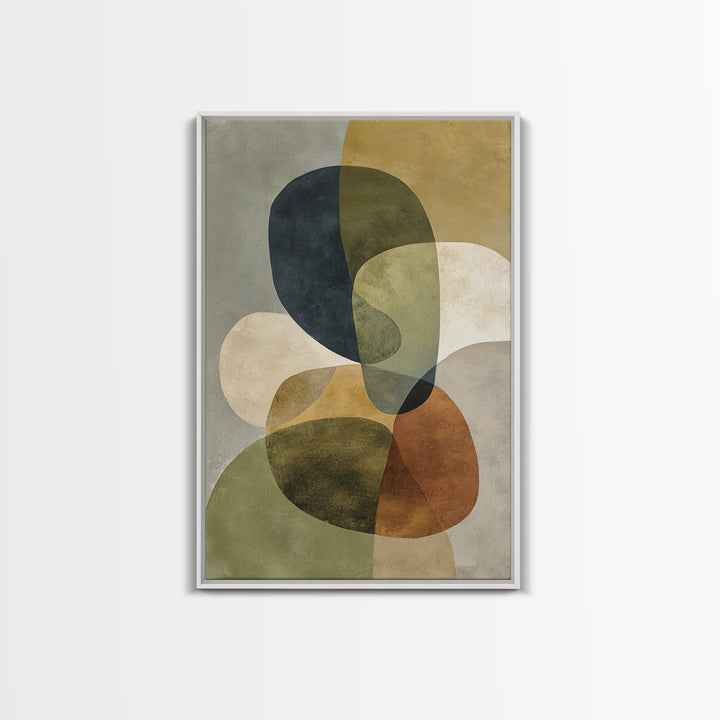 Abstract Organic Shapes Canvas Print, Living Room Art, Bedroom Wall Art, Living Room Decor, Abstract Art, Living, LIR-2x3-95