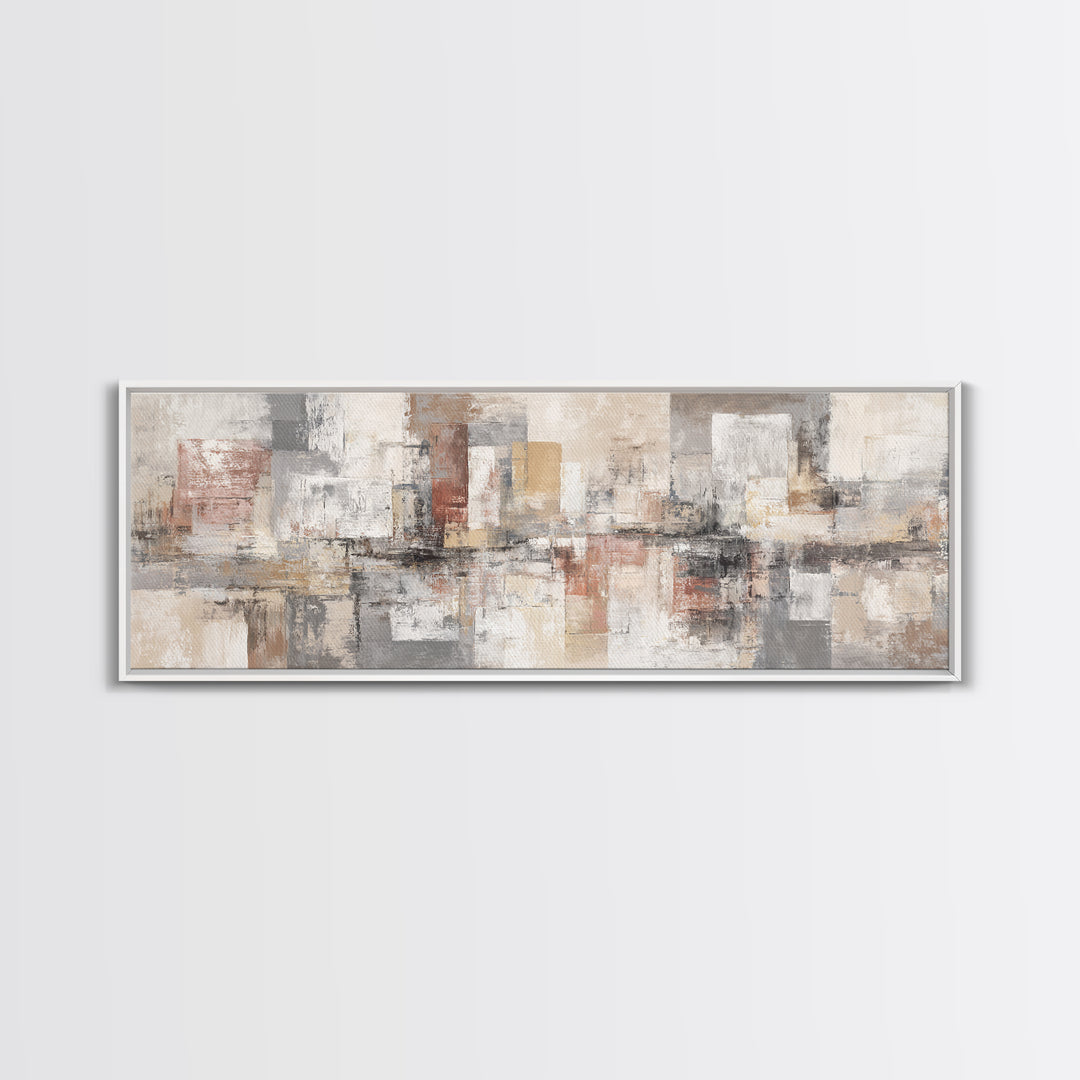 Oversized Line Figure Framed Canvas Print, Living Room Art, Living Room Wall Art, Living Room Decor, Fine Art, Living, LIR-3x1-81