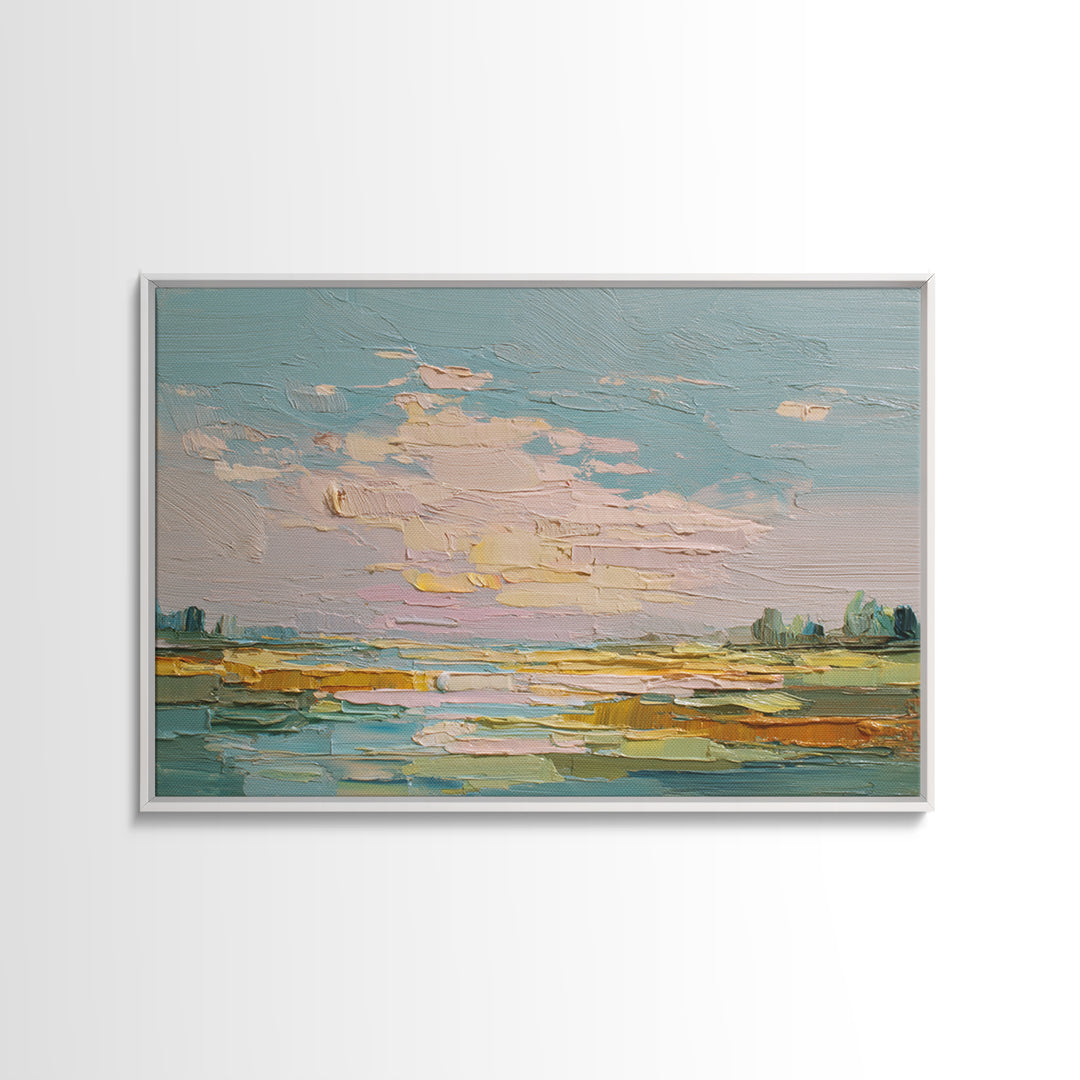 Abstract Organic Shapes Framed Canvas Print, Living Room Art, Statement Artwork, Living Room Decor, Abstract Art, Living, LIR-3x2-19