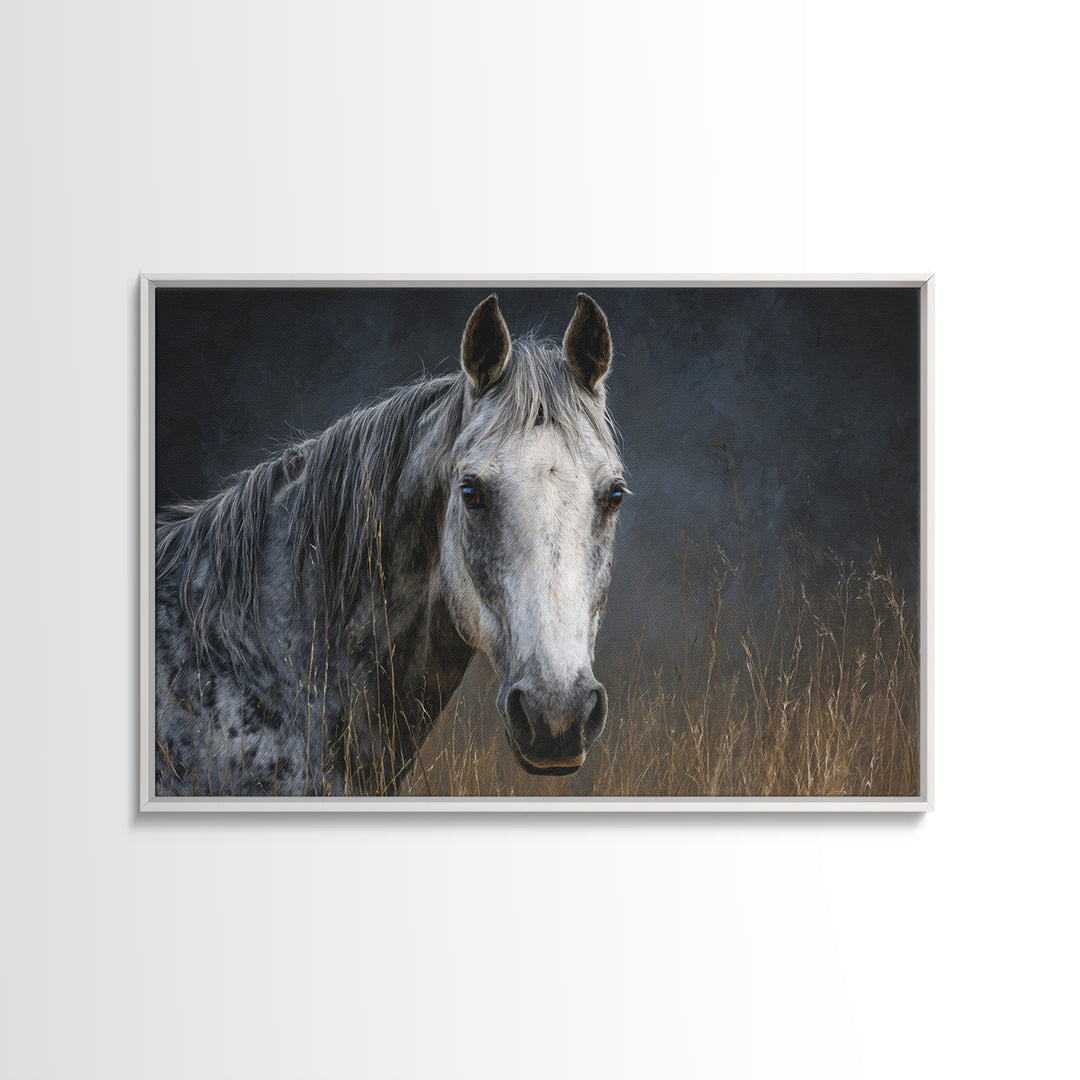Contemporary Horse Portrait Canvas Print, Living Room Art, New Home Gift, Living Room Decor, Fine Art, Living, Gallery Decor, LIR-3x2-62