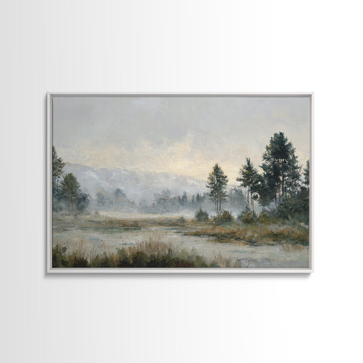 Quiet Meadow Landscape Canvas Print, Living Room Art, Digital Prints, Living Room Decor, Fine Art, Living, Apartment Decor, LIR-3x2-75