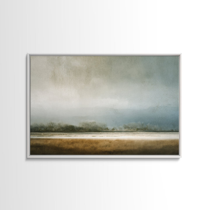 Minimal Scandinavian Forest Canvas Print, Living Room Art, Boho Decor, Living Room Decor, Fine Art, Living, Digital Prints, LIR-3x2-89