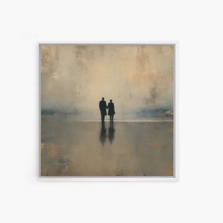Diplomatic Handshake Silhouette Canvas Print, Law Office Art, Metal Wall Decor, Office Decor, Abstract Art, Counsel, LOA-1x1-19