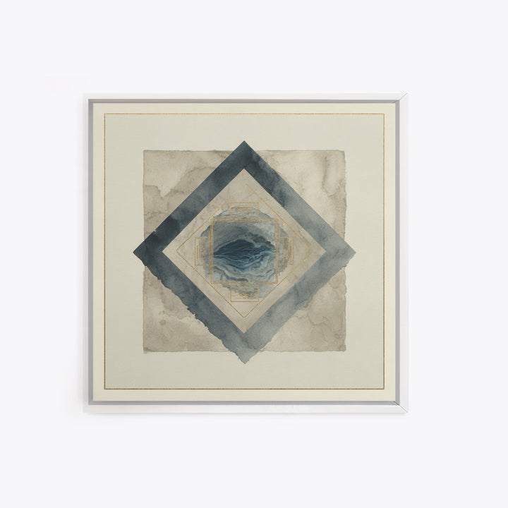 Ink Wash Mountain Symbolizing Stability Canvas Print, Law Office Art, Printable, Office Decor, Counsel, Modern Wall Decor, LOA-1x1-20